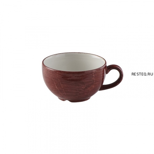 Чашка Cappuccino 340мл Stonecast Patina, цвет Rust Red PARECB281