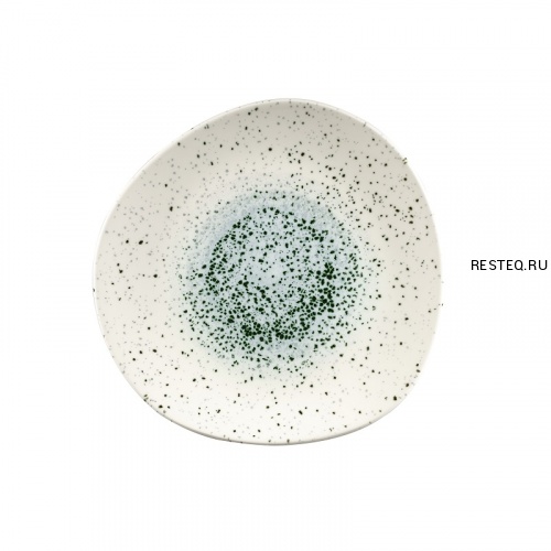 Тарелка мелкая "Волна" 28,6см, без борта, цвет Mineral Green, Studio Prints MNGROG111