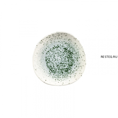Тарелка мелкая "Волна" 21см, без борта, цвет Mineral Green, Studio Prints MNGROG81