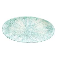 Блюдо овальное CHEFS 34,7х17,3см, без борта, цвет Stone Aquamarine, Studio Prints STAMOV351