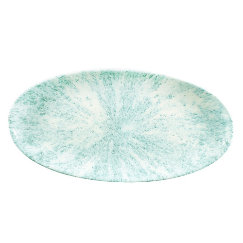 Блюдо овальное CHEFS 34,7х17,3см, без борта, цвет Stone Aquamarine, Studio Prints STAMOV351 Блюдо овальное CHEFS 34,7х17,3см, без борта, цвет Stone Aquamarine, Studio Prints STAMOV351