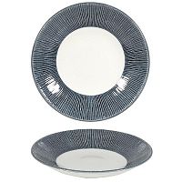 Тарелка глубокая 28,1см h3,7см, без борта, Bamboo, цвет Mist MBBALD271