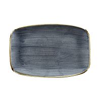 Блюдо прямоугольное CHEFS 30х19,9см, без борта, Stonecast, цвет Blueberry SBBSOBL41