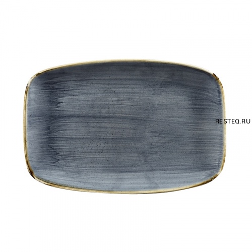 Блюдо прямоугольное CHEFS 30х19,9см, без борта, Stonecast, цвет Blueberry SBBSOBL41
