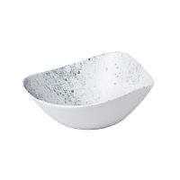 Салатник треугольный 0,60л d23,5см, без борта, цвет HAZE Blue Vellum, Studio Prints HZBLTRB91