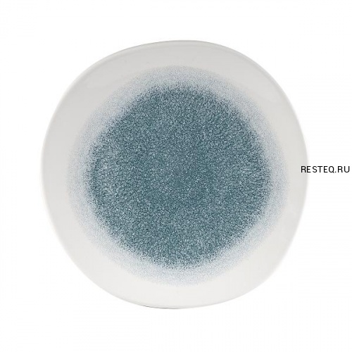 Тарелка мелкая "Волна" 26,4см, без борта, цвет Raku Jade Green, Studio Prints RKJGOG101