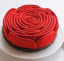 Форма силиконовая PAVOCAKE для торта 3D "Rose" d180мм h45мм, 960мл, KE080