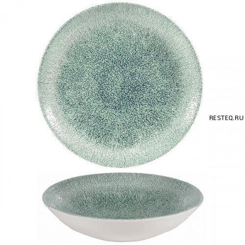 Салатник 0,42л d18,2см, без борта, цвет Raku Jade Green, Studio Prints RKJGEVB71