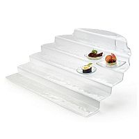 Этажерка сервировочная 6-ярусная Serveware 60х53см, стекло, цвет прозрачный GLS020