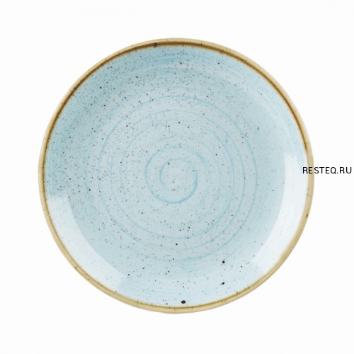 Тарелка мелкая 32,4см, без борта, Stonecast, цвет Duck Egg Blue SDESEV121