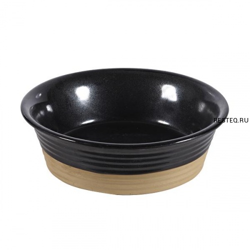 Блюдо глубокое d16см 0,48л, керамика, Igneous Black ZCBKIGLP1