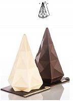 Форма д/шок. 3D "Hexagon Tree" d135мм h200мм, 200гр, 2 двойные формы, пластик KT205