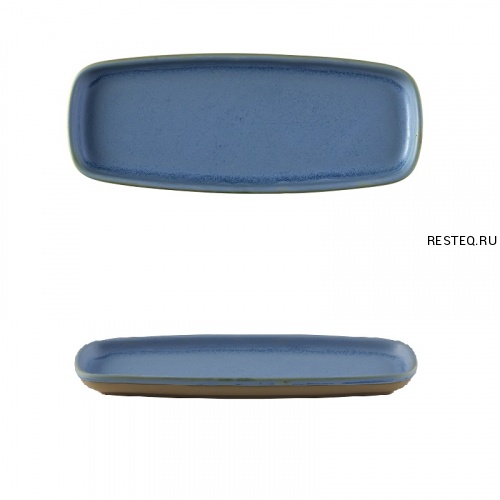 Поднос сервировочный 25,1х10см, серия EMERGE, цвет Oslo Blue EMBLEP251