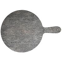 Доска сервировочная с ручкой d32см, меламин, Buffet Melamine, цвет дерево ZPLRPDW1