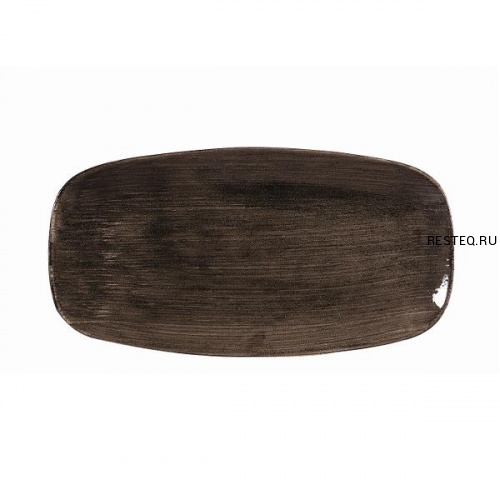Блюдо прямоугольное CHEFS 29,8х15,3см, без борта, Stonecast Patina, цвет Iron Black PAIBXO111
