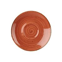 Блюдце 15,6см Stonecast, цвет Spiced Orange SSOSCSS1