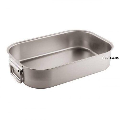 Лоток для жарки 45х30см h9см, с ручками, нерж.сталь 11941-45