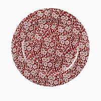 Тарелка мелкая 30,5см Vintage Prints, цвет Cranberry Victorian Calico CACVP111
