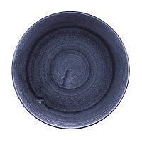 Тарелка мелкая 26см, без борта, Stonecast Patina, цвет Cobalt Blue PABLEV101