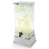 Диспенсер BEVERAGE для сока, 15,1л 29,6х21,1см h59,7см, сталь/акрил LD139