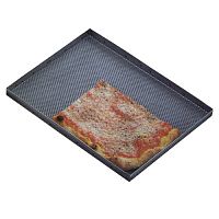Противень для пиццы 60х40см h2см, перфорированный, нерж.сталь 582/40LC