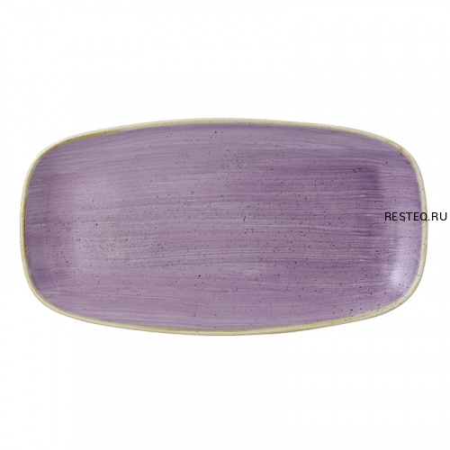 Блюдо прямоугольное CHEFS 35,5х18,9см, без борта, Stonecast, цвет Lavender SLASXO141