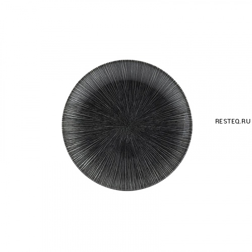 Тарелка мелкая 16,5см, без борта, цвет Agano Black, Studio Prints AGBLEVP61