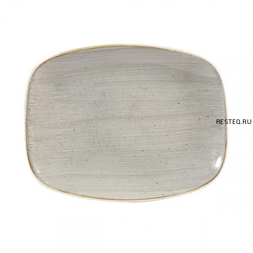 Блюдо прямоугольное CHEFS 26,1х20,2см, без борта, Stonecast, цвет Peppercorn Grey SPGSOBL31