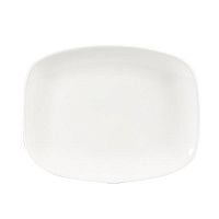 Блюдо прямоугольное CHEFS 26,1х20,2см, без борта, X Squared, цвет белый WHOBL31