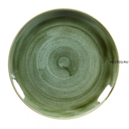 Тарелка мелкая 28,8см, без борта, Stonecast, цвет Samphire Green SSGSEV111