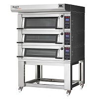 Печь подовая с подставкой без направляющих Apach Bakery Line E2PSK2L DPBI-T БЕЗ ПАРОУВЛАЖНЕНИЯ