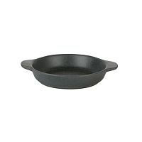 Форма для запекания d19см, с ручками, керамика, RUSTICO CARBON C31210