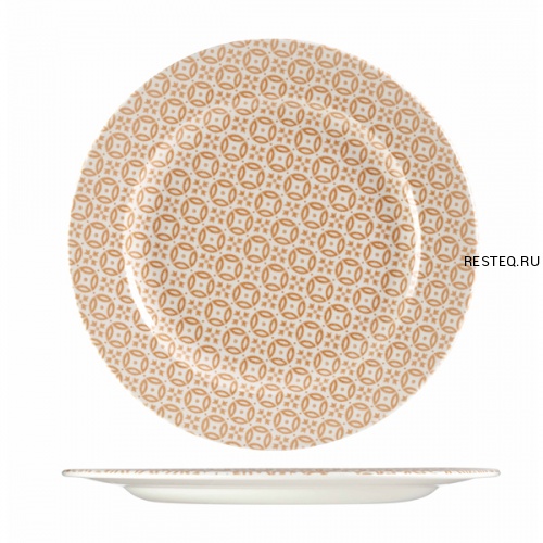 Тарелка мелкая 27,6см Moresque Prints, цвет Moresque Coral MQCOVP581