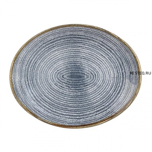 Блюдо овальное 27х22,9см, без борта, цвет Slate Blue, Studio Prints SPSBOP581