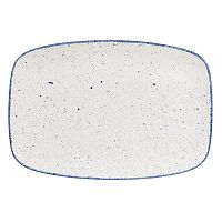 Блюдо прямоугольное CHEFS 35,5х24,5см, без борта, Stonecast Hints, цвет Indigo Blue SHBIXP141