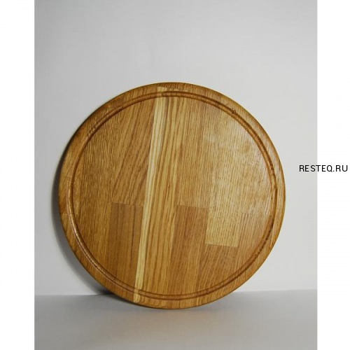 Доска для пиццы d400мм, с желобом, серия Pizzas, ясень, цвет TR05 PZ0110007-TR05