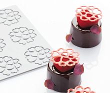 Форма силиконовая PAVODECOR для декора. "Сердца 2" d50мм h2мм, 1,6мл, 15 ячеек PR008