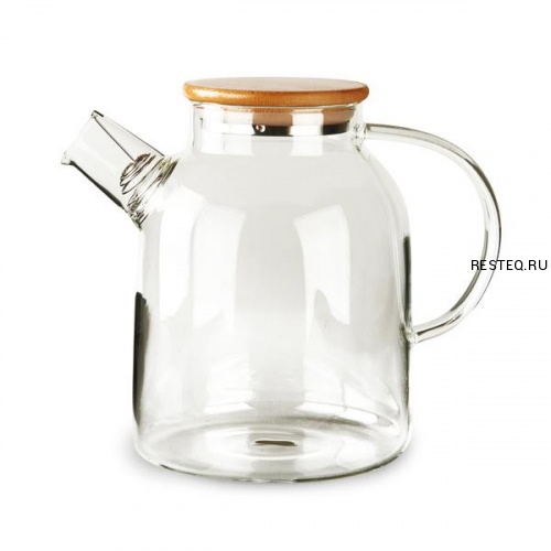 Чайник "Бочонок" 1,50л, жаропрочное стекло 05092