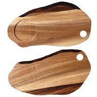 Блюдо деревянное 32х17см, двухстороннее, Buffet Wood ZCAWOB21