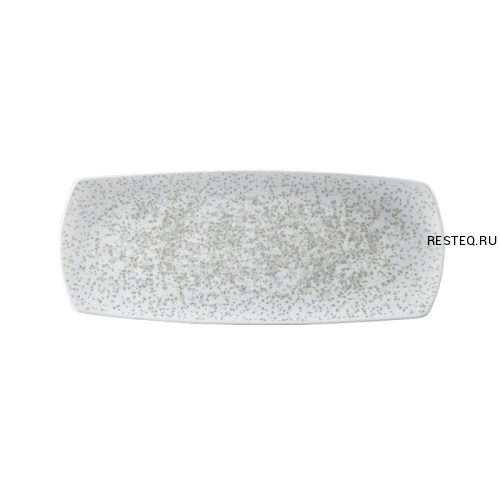 Блюдо прямоугольное узкое 35,5х14см, без борта, Menu Shades, цвет Caldera Chalk White ZCCWNRPM1