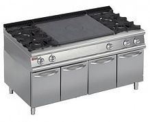 Плита со сплошной поверхностью газовая 900 серии APACH CHEF LINE LRSTG169R4CS