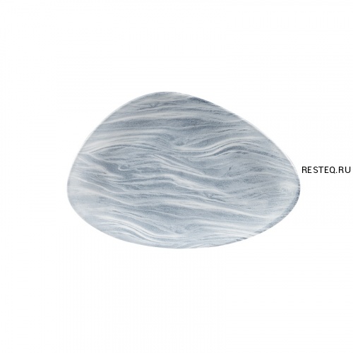 Блюдо треугольное CHEFS 30,4х20,5см, без борта, цвет Fluid Pearl Grey, Studio Prints FLPGTC301