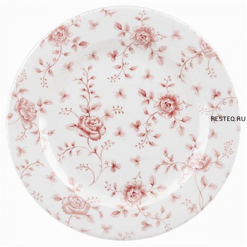 Тарелка мелкая 30,5см Vintage Prints, цвет Cranberry Rose Chintz RCCVP111