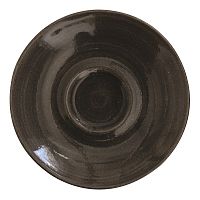 Блюдце 15,6см Monochrome, цвет Iron Black MOIBCSS1