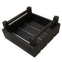 Ящик для сервировки 200х200мм h100мм, термоясень PB0110001/ZAK-019