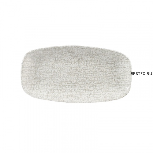 Блюдо прямоугольное CHEFS 35,5х18,9см, без борта, цвет Breccia Agate Grey, Studio Prints BRAGXO141