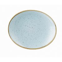 Блюдо овальное 19,2см, без борта, Stonecast, цвет Duck Egg Blue SDESOP71