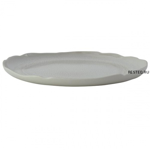 Блюдо круглое 32,5см, керамика, цвет PERLE, Plume 961757